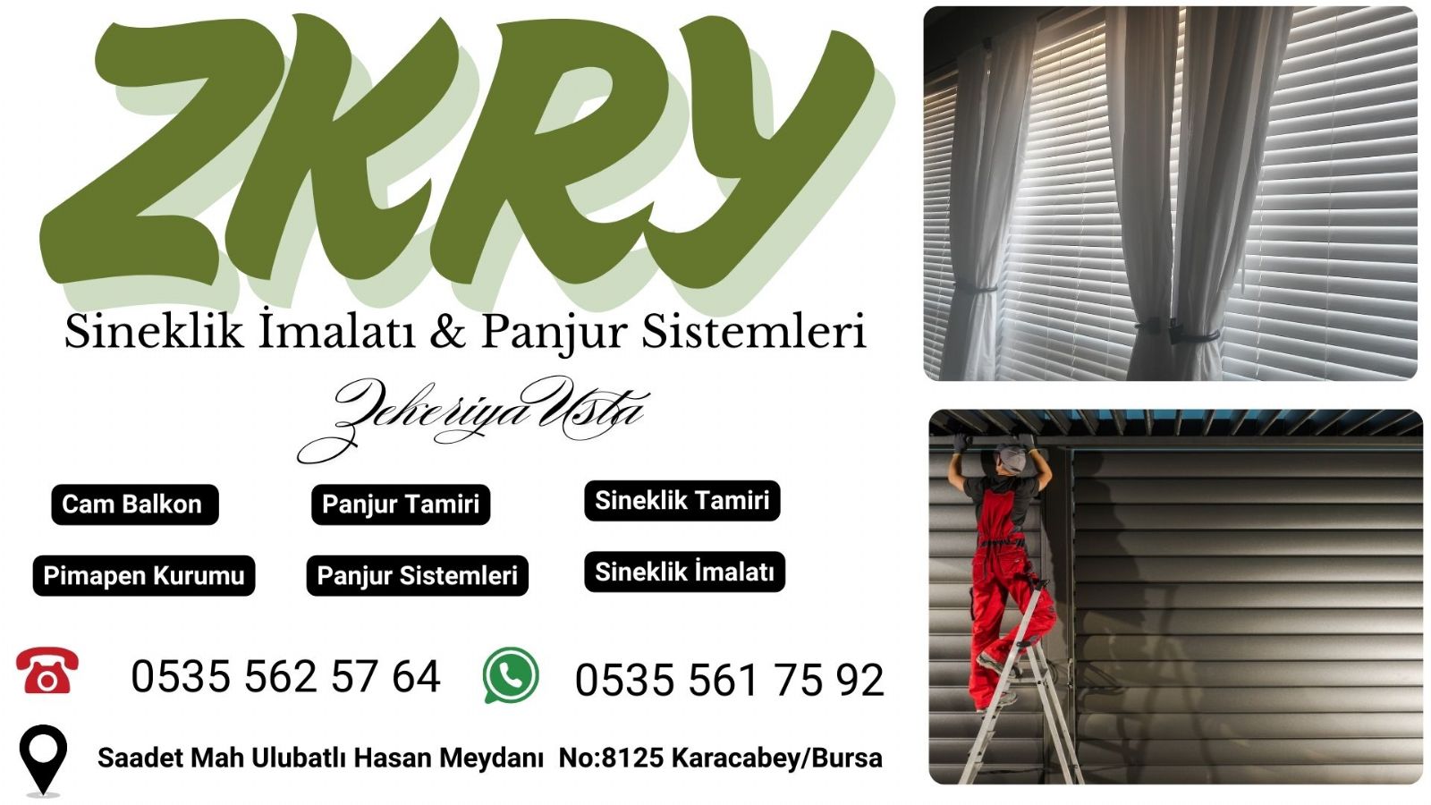 Karacabey  Panjur Tamiri